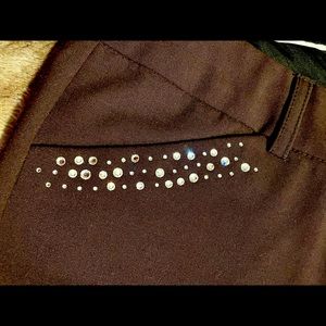 💎RARE Swarovski Crystals Body by Victoria Christie Fit Pants Vintage Y2K